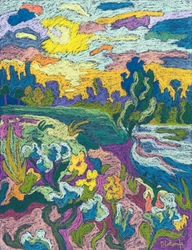 Blühendes Flussufer, 2009